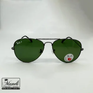 عینک ری بن مشکی شیشه سبز