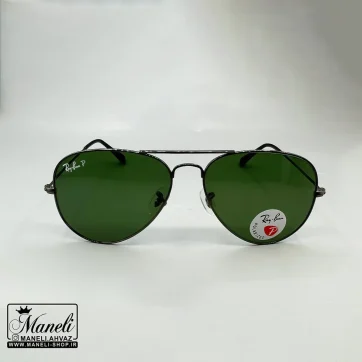 عینک ری بن مشکی شیشه سبز