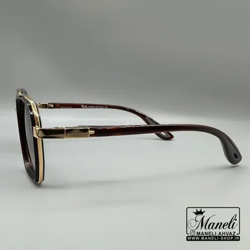 عینک چند ضلعی ری بن قهوه ای