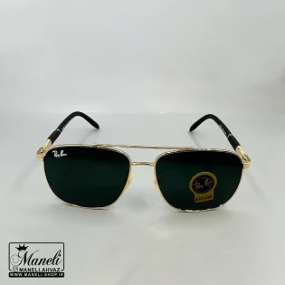 عینک ری بن طلایی و شیشه مشکی