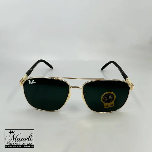 عینک ری بن طلایی و شیشه مشکی