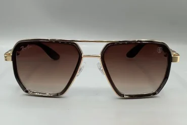 عینک چند ضلعی قهوه ای ری بن