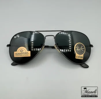عینک ری بنuv400 و  شیشه مشکی سبک|140408148 - Image 5