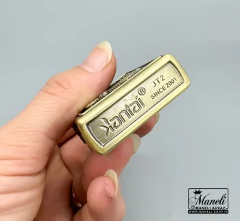 فندک زیپو بنزینی زیتونی طرح برگ|14040901 - Image 5