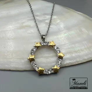 گردنبند تیفانی نگین دار