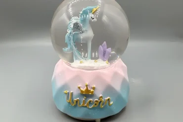 گوی اسب تک شاخ صورتی و آبی