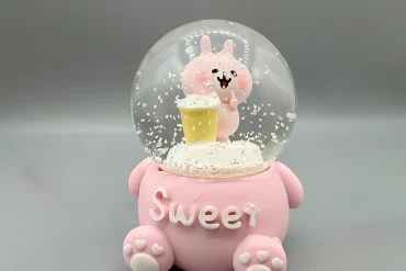 گوی متوسط صورتی دخترانه خرگوشی