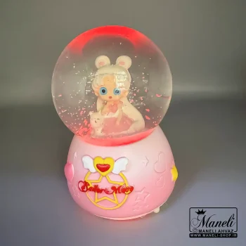 گوی دخترانه موزیکال و چراغدار عروسکی صورتی|14040857 - Image 2