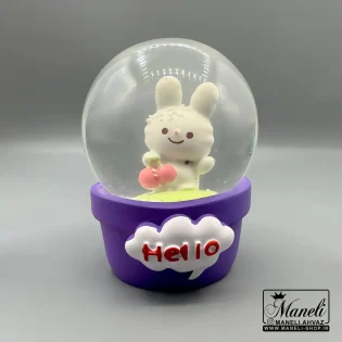 گوی خرگوشی بنفش دخترانه