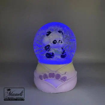 گوی چراغدار پاندا بنفش  سایز متوسط|14040848 - Image 3