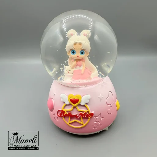 گوی دخترانه صورتی عروسکی