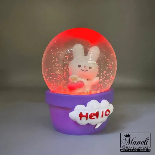 گوی خرگوشی بنفش دخترانه