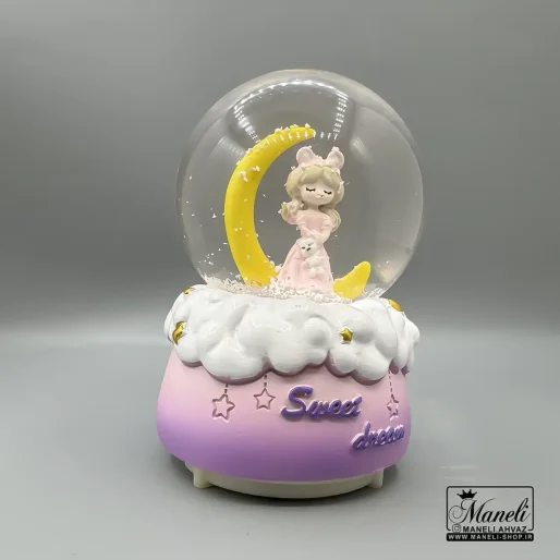 گوی ماه و دختر موزیکال و چراغدار