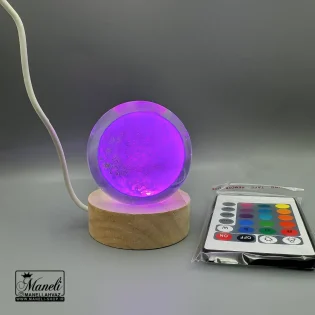 گوی ماه چراغدار بنفش