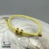 دستبند هرمس با ترکیب رنگ زرد و طلایی وراداتی|14040887 - Image 4