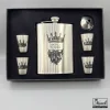 ست هیپ فلاسک و شات KING نقره ای 14040810 - Image 2
