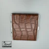 جاسیگاری چرم قهوه ای کروکودیلی|14040905 - Image 2