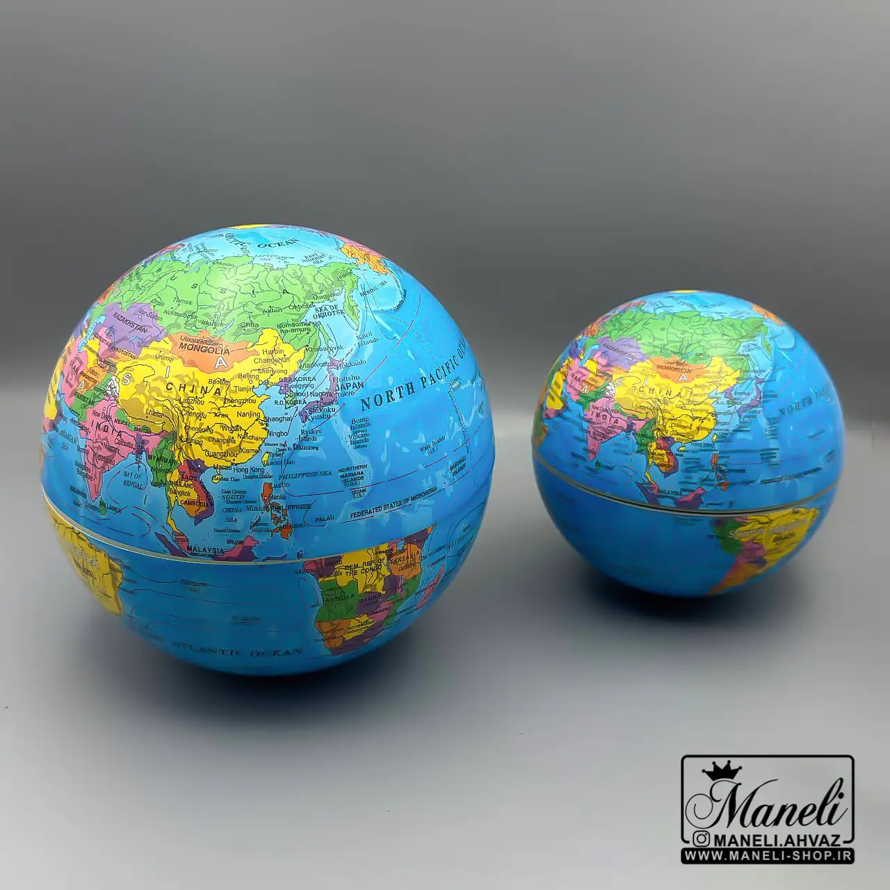 korehh zaminn کره زمین هوشمند چراغدار چرخان