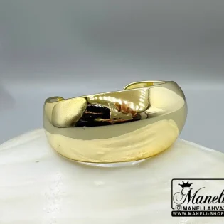 دستبند طلایی زنانه ساده وشیک