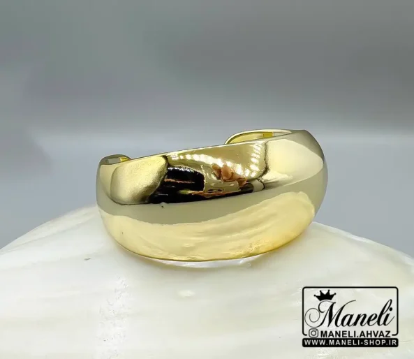 دستبند طلایی زنانه ساده وشیک