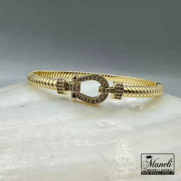 دستبند امگا زنانه طلایی