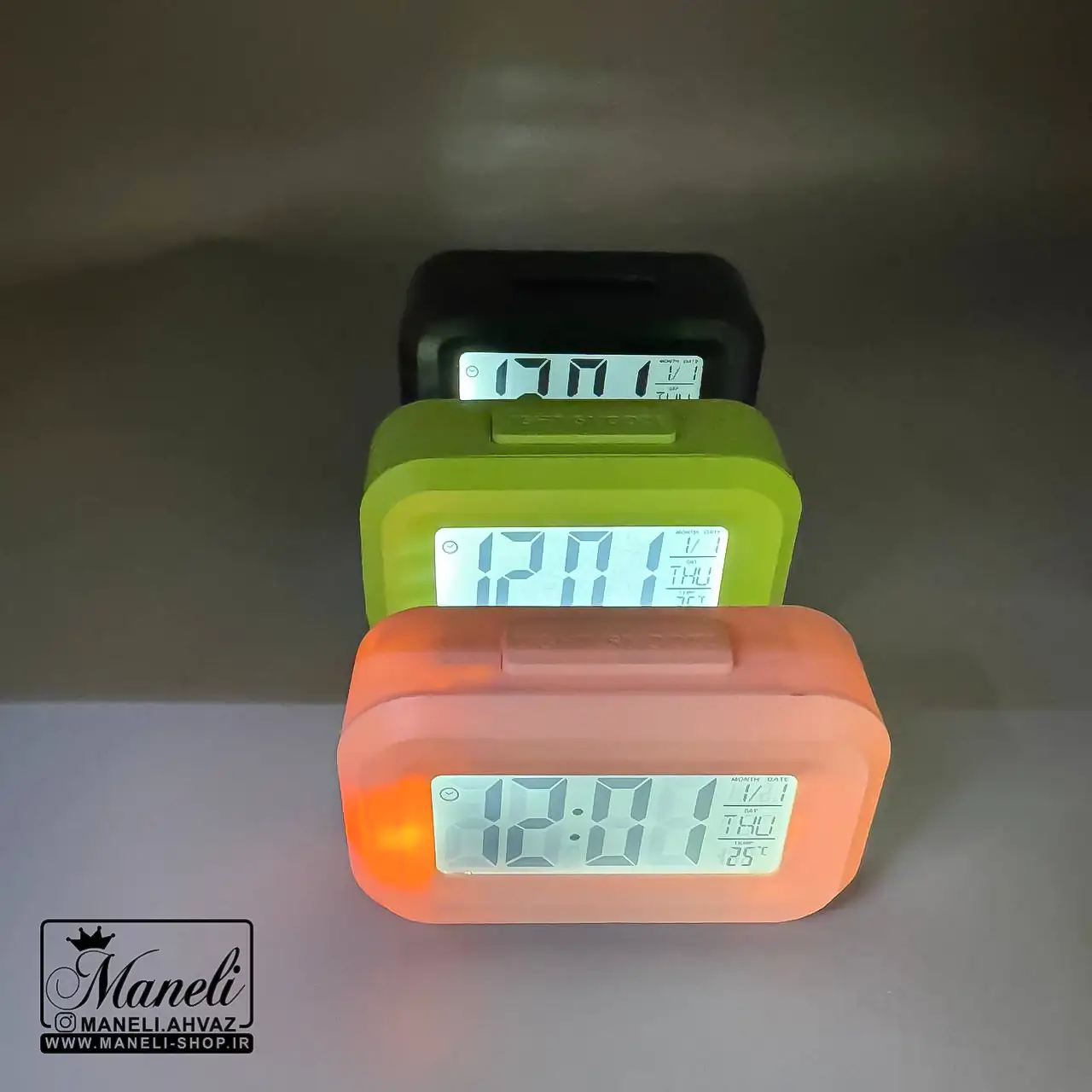 satt666 ساعت رومیزی دیجیتال