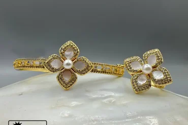 ست دستبند و انگشتر رنگ ثابت