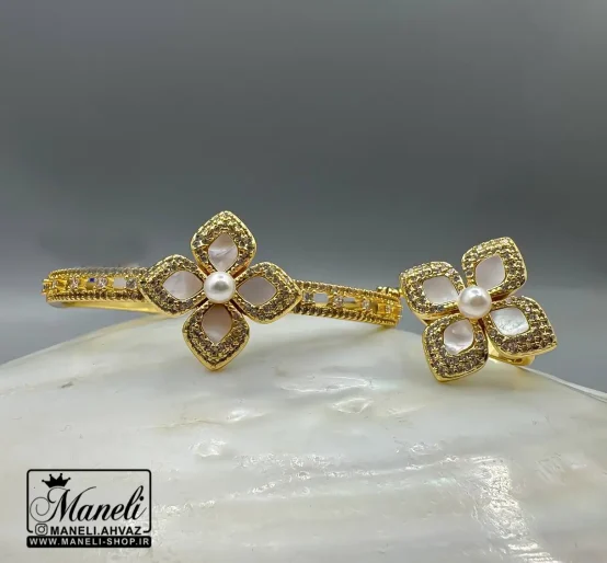 ست دستبند و انگشتر رنگ ثابت