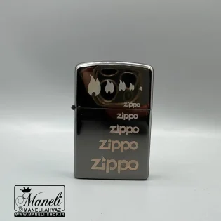 فندک زیپو مشکی براق بنزینی|140408165