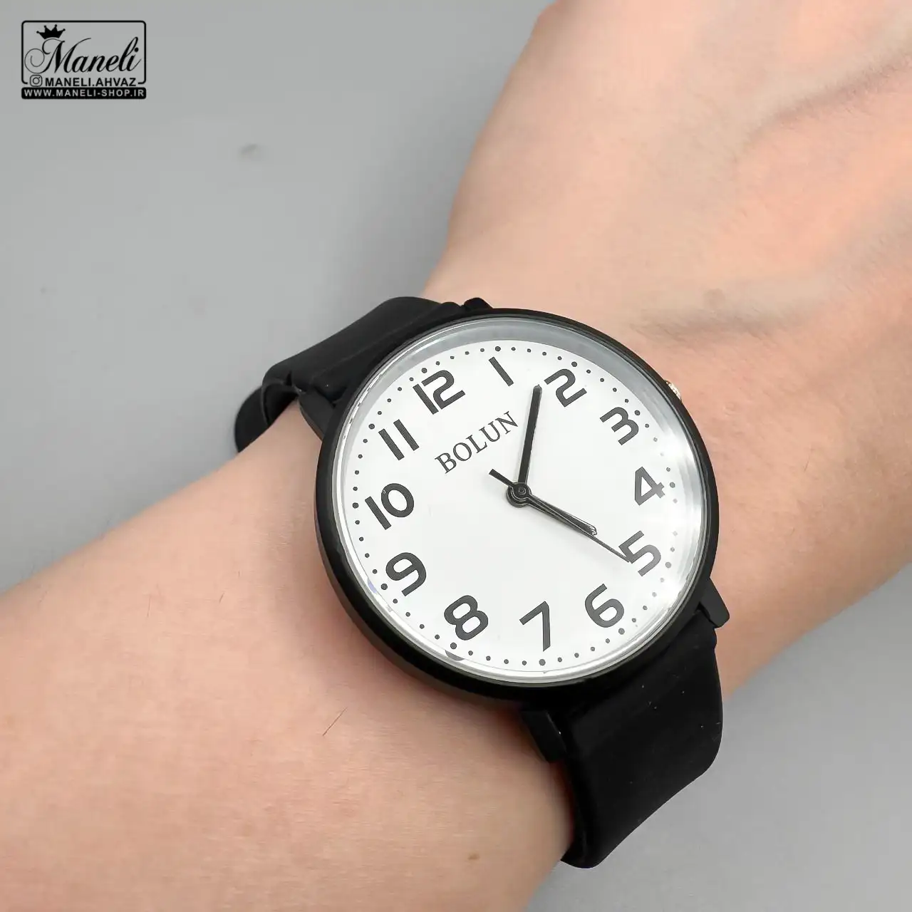 Balon-black-girl2 ساعت دخترانه بند سیلیکون مشکی | بالون 14040944