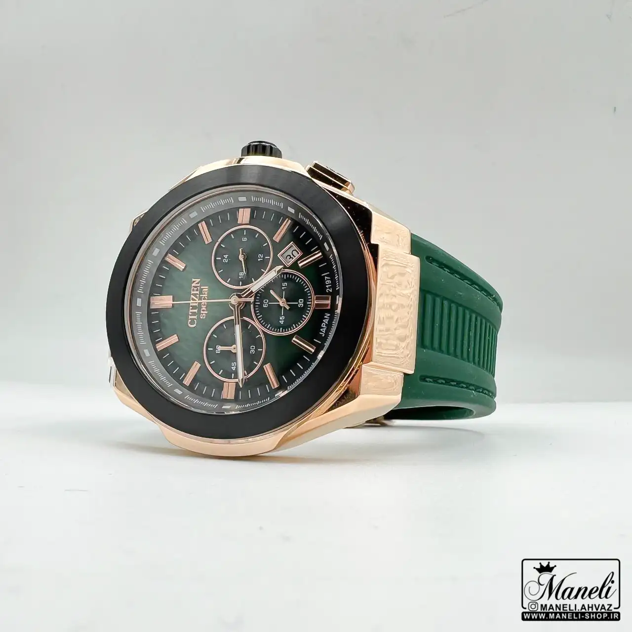 citizen-watch-2 ساعت سیتیزن سبز سه موتوره اسپشیال