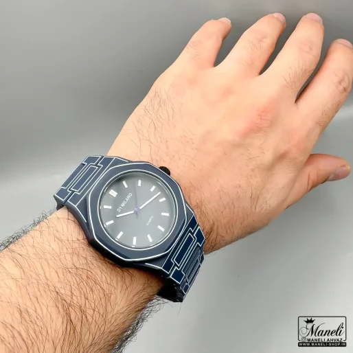 ساعت مردانه Milano بند کربن سورمه ای