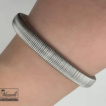 دستبند بنگل نقره ای