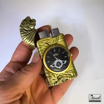 ست چرم طبیعی مردانه دنیس | کیف ، کمربند ، فندک ، جاکارتی - Image 4