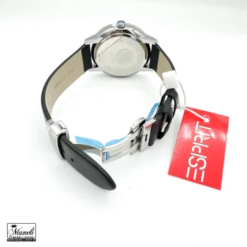 ساعت مردانه Esprit اسپریت بند چرم | قاب نقره ای و طلایی - Image 5