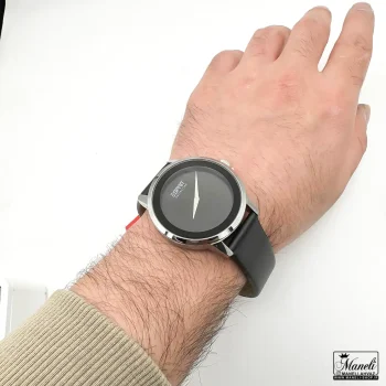 ساعت اسپریت بند چرم نقره ای