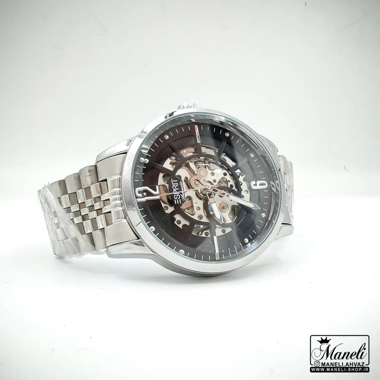 esprit-silver-watch-auto-4 خرید و قیمت ساعت اتوماتیک اصل اسپریت Esprit 7041G