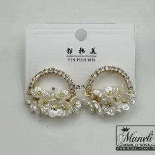 گوشواره گل طلایی