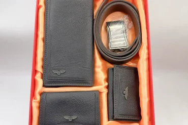 ست کیف و کمربند چرم صنعتی | قیمت اقتصادی | تخفیف ویژه