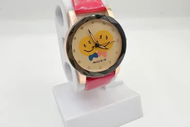 ساعت دخترانه شیشه تراش mayson صورتی