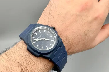 خرید ساعت مردانه پتک فیلیپ بندکربن سورمه ای