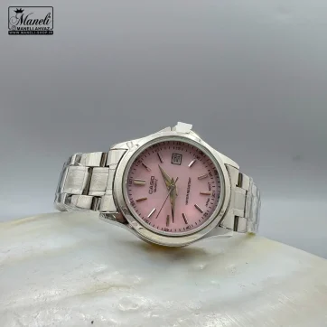 ساعت زنانه کاسیو صفحه صورتی | نقره ای 14040932