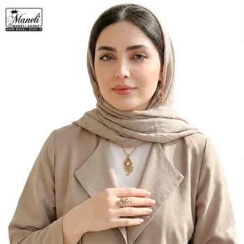 ست گردنبند ، گوشواره و انگشتر استیل رنگ ثابت | آف ویژه 14040957 - Image 2