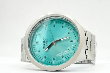 ساعت سواچ Swatch مردانه صفحه آبی تیفانی