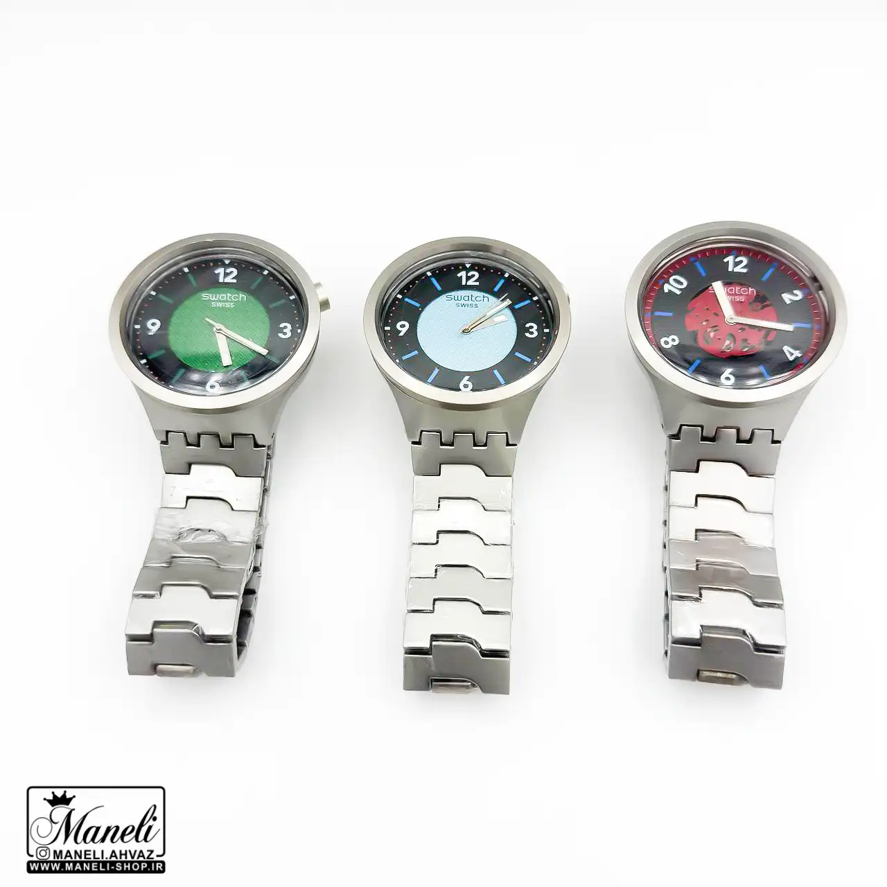 swatch-watch-3color-3 ساعت سواچ مردانه صفحه بزرگ