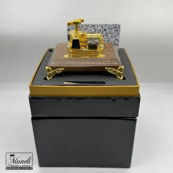 جعبه موزیکال کوکی  طلایی مدل لاکچری با آهنگ جان مریم|40982 - Image 3