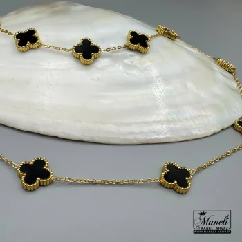 سرویس ونکلیف5 گل طلایی مشکی|14040929 - Image 5