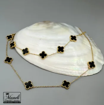 سرویس ونکلیف5 گل طلایی مشکی|14040929 - Image 3