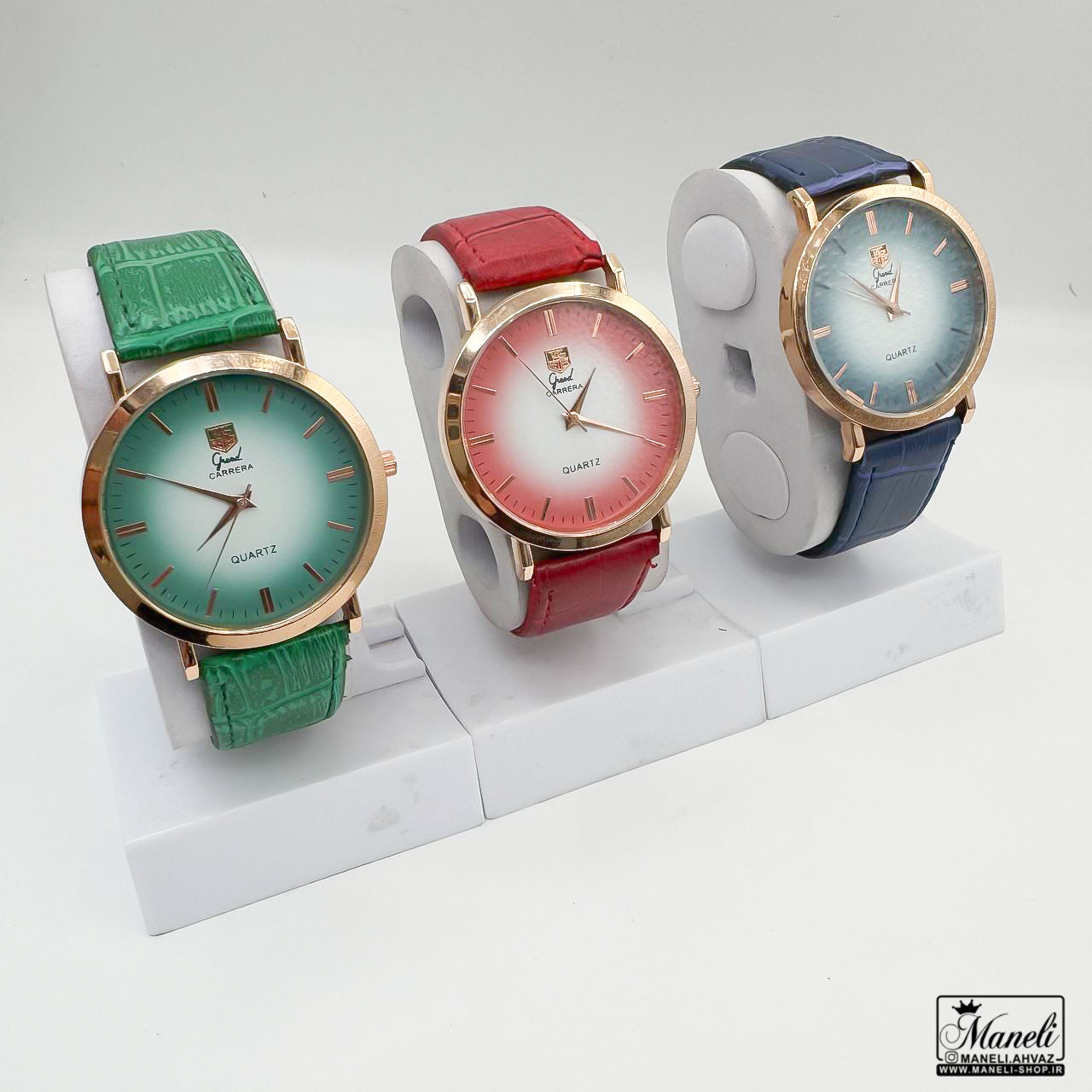 watch-colorful-1 ساعت یونیسکس در سه رنگ قرمز ، سبز ، آبی | تخفیف ویژه