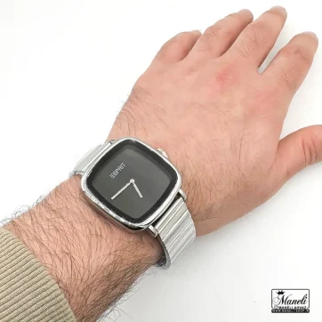 ساعت اسپریت esprit مردانه صفحه مربع نقره ای